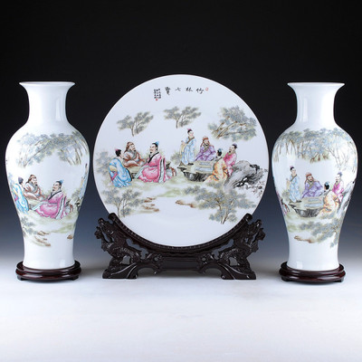 青花映雪，雅韵生辉 景德镇青花雪景三件套，点亮现代家居的东方美学